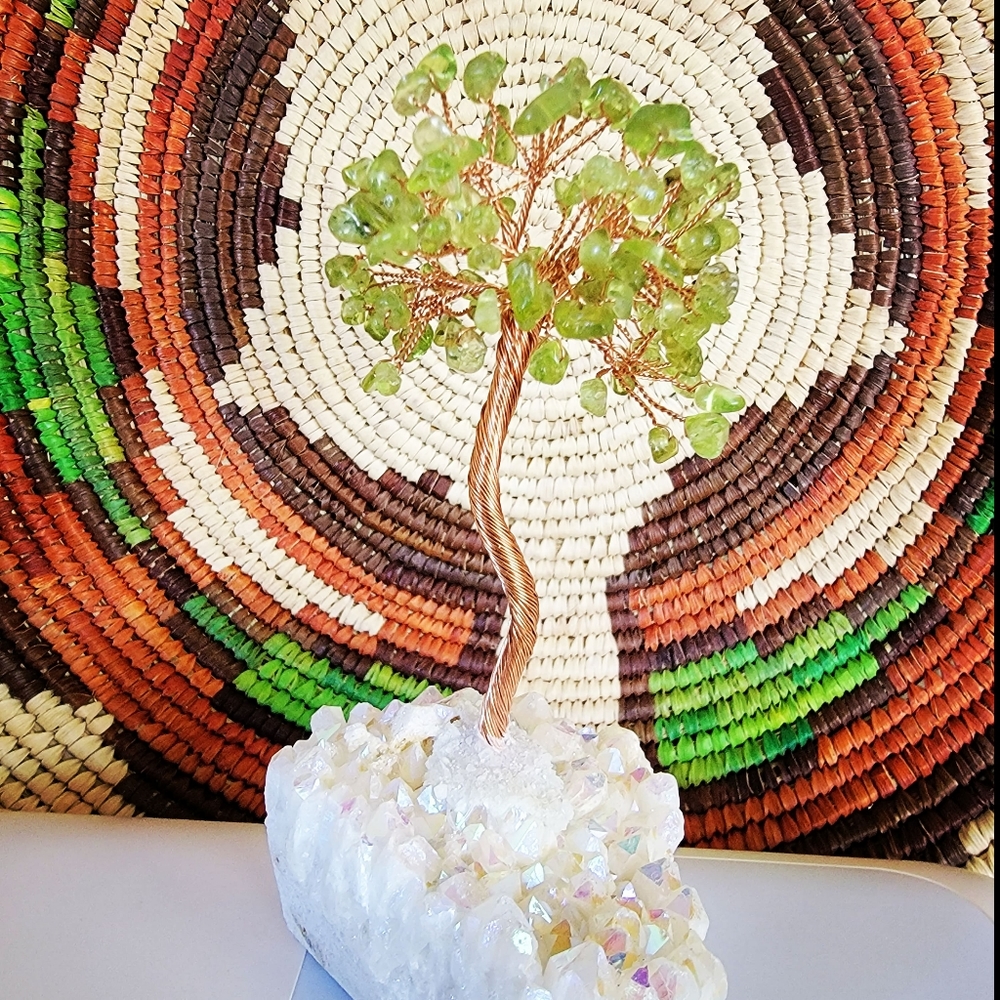 Peridot Crystal Tree | Feng Shui Money Tree
